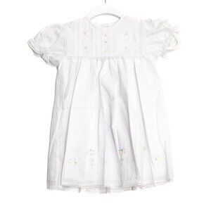 Garden of Angels Size 24M White Vintage Inspired Embroidered Baby Christening